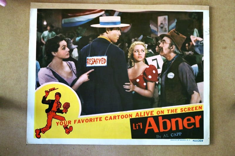 ORIGINAL LOBBY CARD - LI'L ABNER - 1940 - key card - Buster Keaton ...