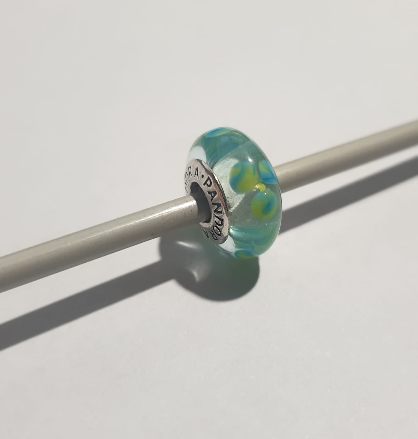green murano pandora charm