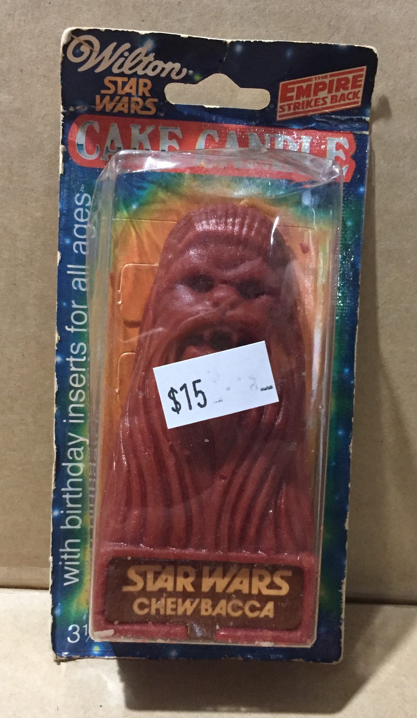 star wars birthday cake candles