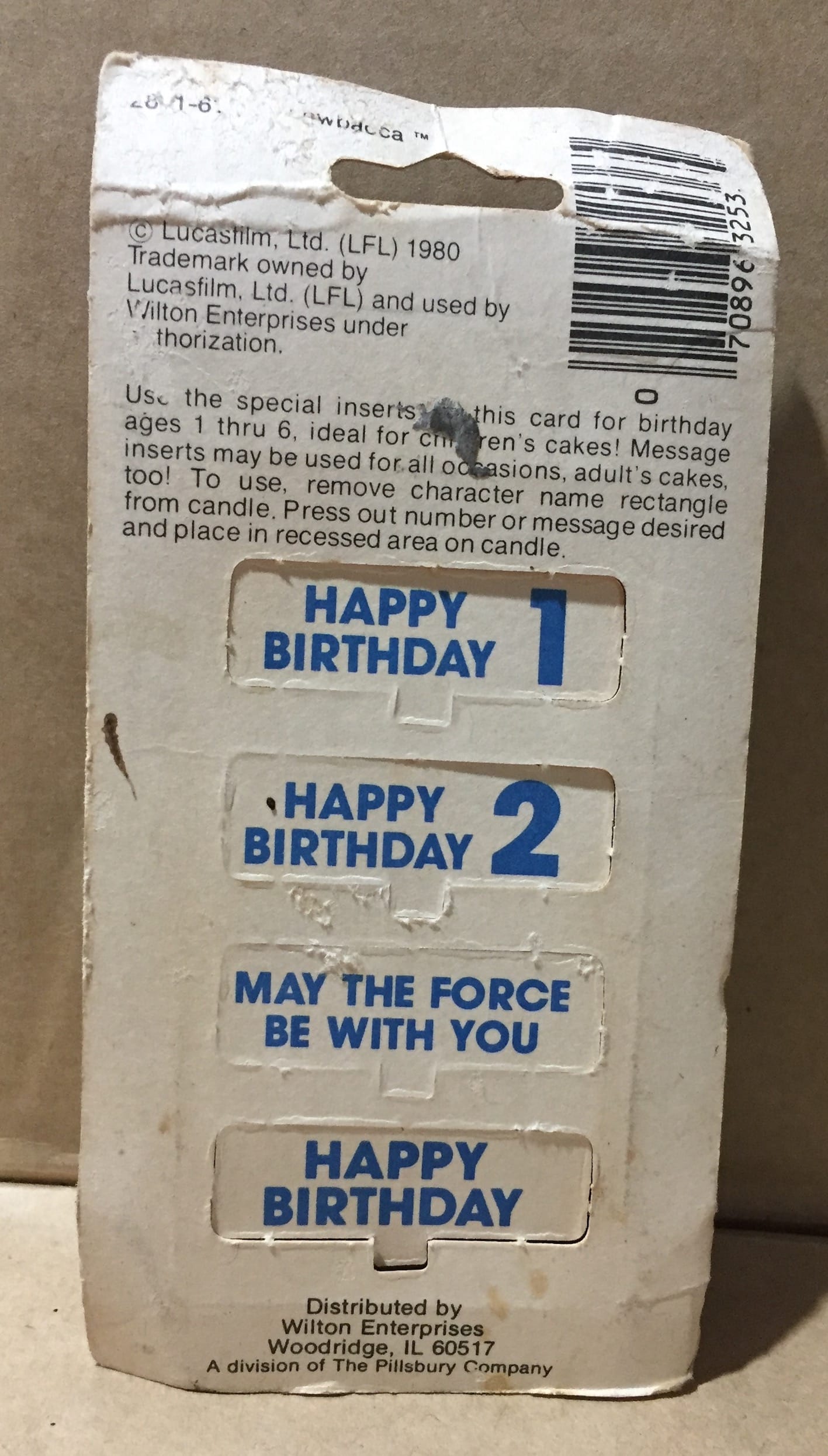 star wars birthday cake candles
