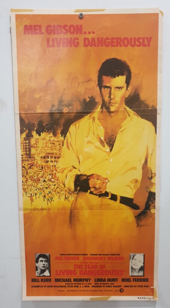 ORIGINAL DAYBILL MOVIE POSTER - THE YEAR OF LIVING DANGEROUSLY ...