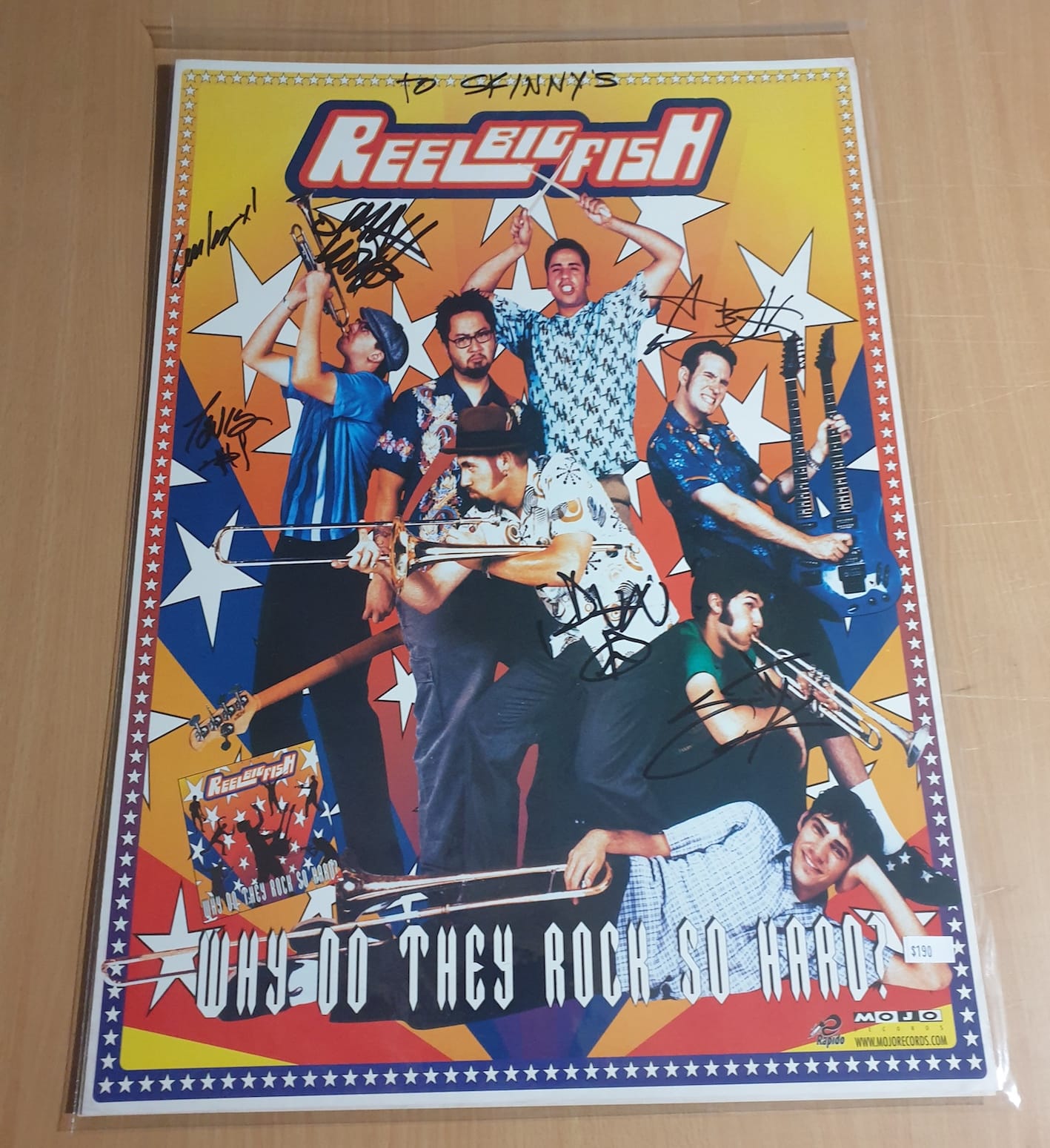 MUSIC PROMO POSTER - REEL BIG FISH WHY DO THEY ROCK SO HARD SIGNED