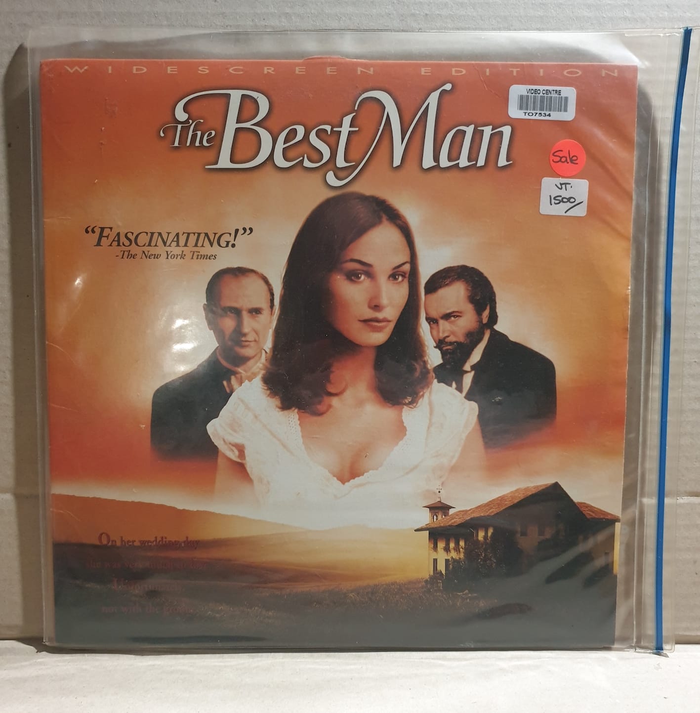 LASERDISC MOVIE THE BEST MAN X Marks The Shop