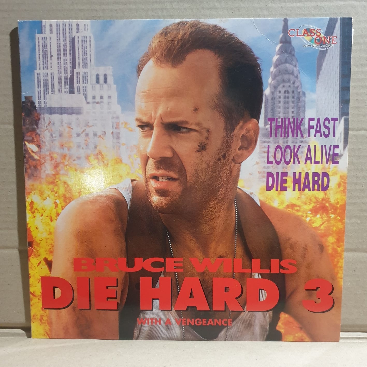 Laserdisc Movie Die Hard 3 Bruce Willis X Marks The Shop