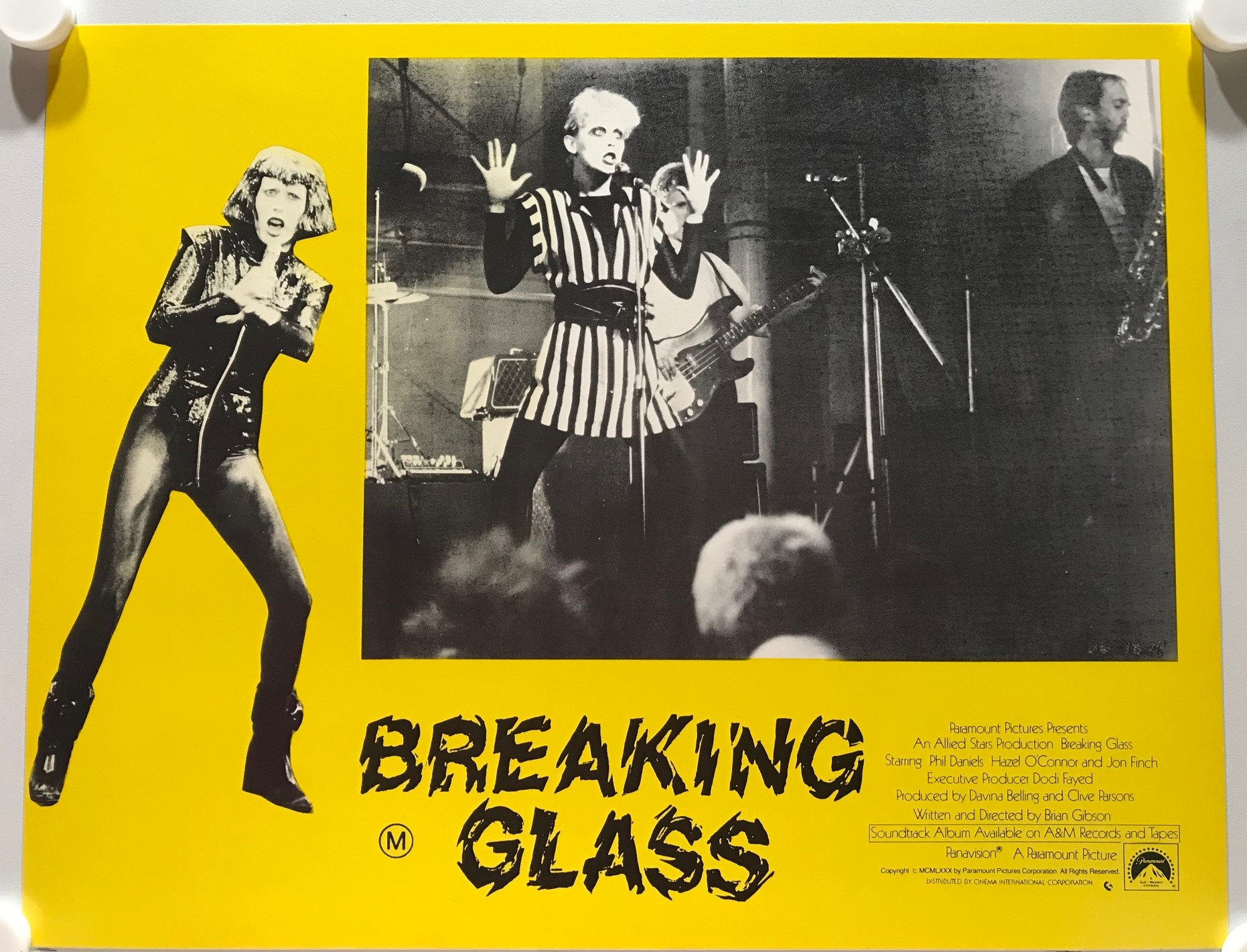 ORIGINAL LOBBY CARDS BREAKING GLASS 1980 set of 8 Phil Daniels
