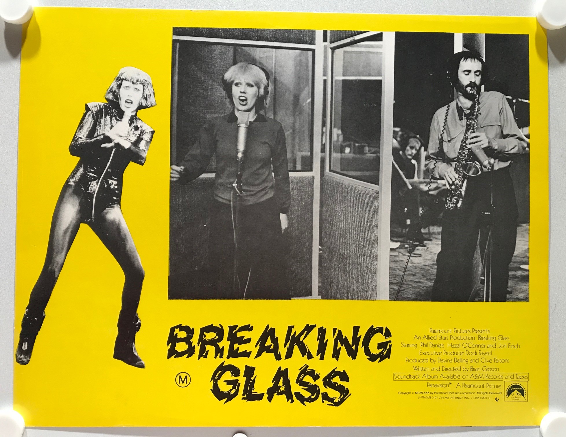 ORIGINAL LOBBY CARDS BREAKING GLASS 1980 set of 8 Phil Daniels