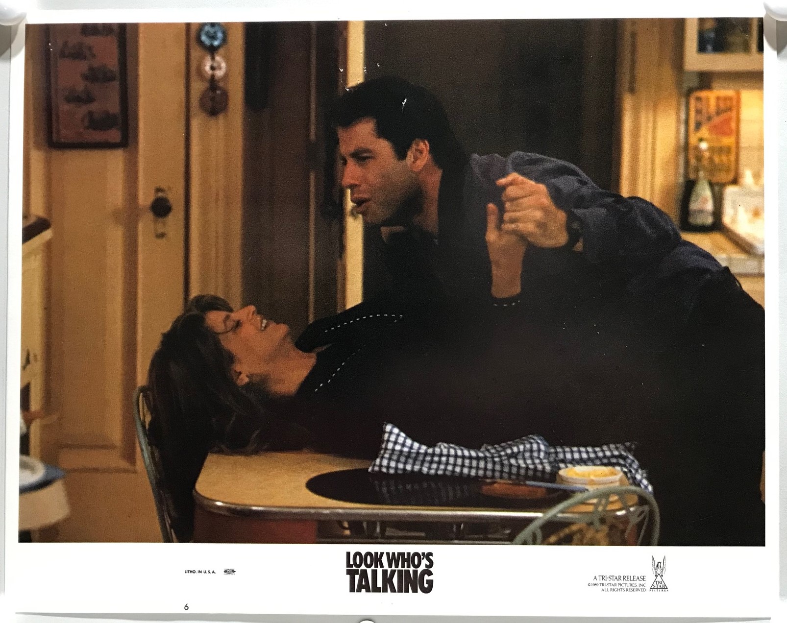 ORIGINAL LOBBY CARDS - LOOK WHO'S TALKING - 1989 - set of 8 - Kirstie