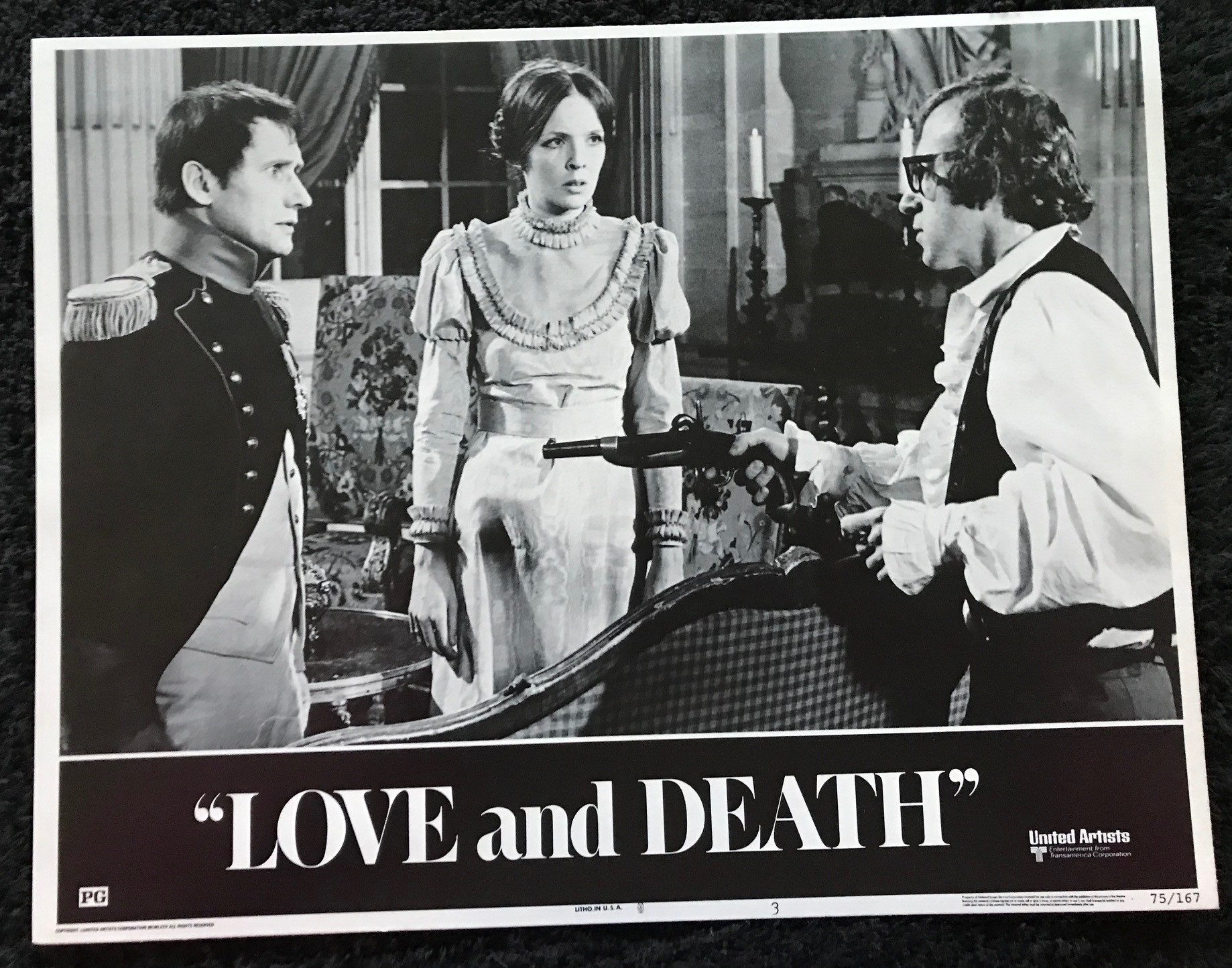 ORIGINAL LOBBY CARDS LOVE AND DEATH 1975 Set Of 8 Cards Woody 